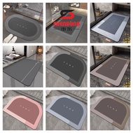 Diatom mud pad (40*60cm) / Super fast absorbent Floor mat in Klang warehouse / Bathroom mat