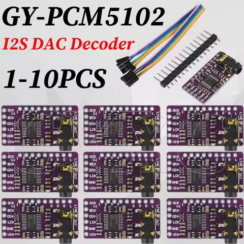 Interface I2S PCM5102A DAC Decoder GY-PCM5102 I2S Player Module For Raspberry Pi pHAT Format Board D