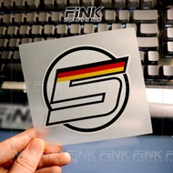 F1 Rider Wittel Number 5 Reflective Sticker