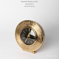 Indian Aluminum Nai Retro Plated Ship Lay Products Home Decoration Globe Desk Clock If Handmade Livi