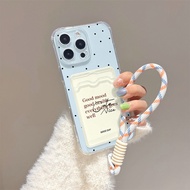 Wrist Lanyard Card Package For Redmi A2 A1 13C 12C 10A 9C Note 13 12 11s 10 8 Xiaomi 13T 11 Lite Poc