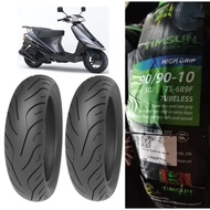 TIMSUN TS689 TAYAR TUBELESS 90/90-10 TYRE SCOOTER SUZUKI V100 VS125 VR125 VS150