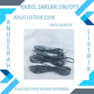 220V AC CABLE/ ELECTRICAL CABLE/ BUTTON CABLE CONNECTION CABLE POWER SUPPLY CABLE CABLE