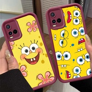 Wine Red Case for VIVO Y21e Y21a Y33t Y33s Y02a Y21 Y02t Y02 Y21s Z-38 Spongebob