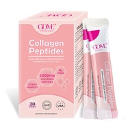 GDME Multi Collagen Peptides Powder - Type I, II, III, V, X - Hydrolyzed Collagen Peptide 20sticks