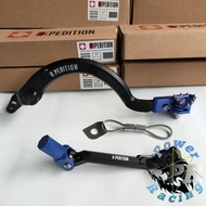 Brake pedal set gear shift wr 155 expedition full cnc brake pedal plus gear shift wr 155 brake lever