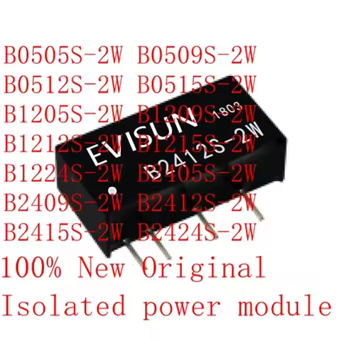 5PCS B0505S-2W B0509S-2W B0512S-2W B0524S-2W B0524S-2W B1212S-2W B2405S-2W B2409S-2W B2412S-2W B2424
