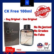 [ORIGINAL] CK Free 100ML Perfume. Don't Get Cheated Buying Fake Perfumes. Minyak Wangi Lelaki-  FOR 
