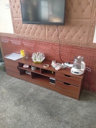 160x30x41cm Retro TV with Storage Cabinet for TVs up to 55 inch TV Console for Media Mid Century Mod