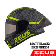 ZEUS ZS-826 MATT BLACK/BK29 GREEN
