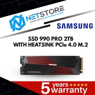 SAMSUNG 990 PRO 2TB WITH HEATSINK PCIe 4.0 M.2 - MZ-V9P2T0CW