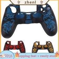 Zhenl Soft Silicone Case for PS4 Gamepad Skin Grip Shell Cover Sony Playstation 4 Controller Easy install or remove