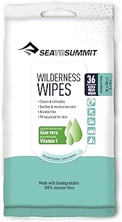 Sea to Summit Women's Wilderness Wipes Compact-36 Pack x, Black, 89 ml
