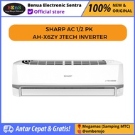 sharp ac inverter 1/2 pk ah-x6zy (unit only) - komplit pasang