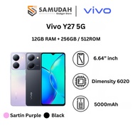 vivo Y27 5G Sartin Purple | Black (8GB + 128GB) Original vivo Malaysia Warranty