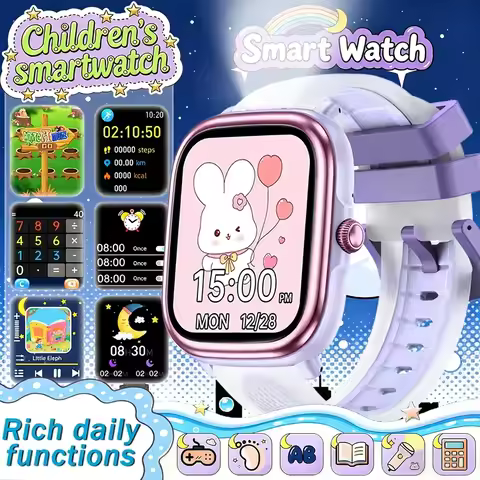 Kids Learning Smart Watch IP68 Waterproof Sport Pedometer Child Smartwatch Children's Health Tracker