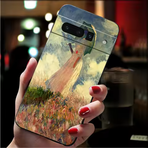 Phone Case For Google Pixel 10 9 Pro XL 9A 8 7 6 Pro Pixel 8A 7A 6A Pixel 8 7 6 5 Claude Monet Garde