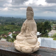 STATUE OF GODDESS KWAN IM natural /PATUNG DEWI KUAN IM/DEWI GUAN YIN/PATUNG BUDDHA/PATUNG BUDHA/BUDA