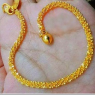 916 Gold Chain Original Fashion Bracelet for Women Men Gold Wedding Jewelry Hypoallerginic Couple Br