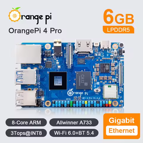 Orange Pi 4 Pro 6GB Single Board Computer
