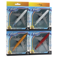 Four Alloy Regenerative Aircraft 13.7CM Boeing A380 777 C919 Aircraft Models for Children