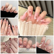 R881-R900 Full Cover Fake Nails Nail Art Tips False Nails 24 Pcs/box