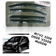 PERODUA MYVI 2008 DOOR VISOR MUGEN 3 INCH