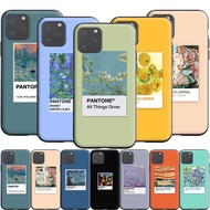Van Gogh Pantone Aesthetic Silicone Case for iPhone 12/12 mini/12 Pro/12 Pro Max/6 6s Plus Soft Cover Casing