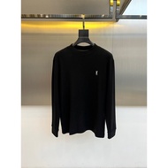 2026SAINT LAURENT T-Shirt Bercetak Lelaki dan Wanita, T-Shirt Lengan Pendek, T-Shirt Leher Bulat unt