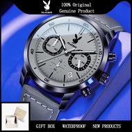 PLAYBOY Jam Tangan Lelaki Original 100% Watch Man Birthday Waterproof Quartz Leather Business 3065