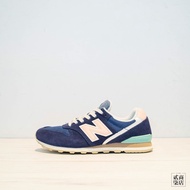 ((Erqi Store) New Balance 996 Women's Blue Pink Suede Retro Jogging Shoes NB996 Casual WL996COJ