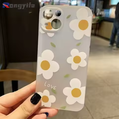 New Fresh Flowers Ice Fog Phone Case For Meizu 21 Note 20 18 17 Note 16 Pro Luck 08 5G 4G Matte Cute