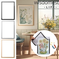 WISDOMEST Magnetic Photo Frame, A3 A4 8.5x11inch Self Adhesive Magnetic Picture Frames, Wall Home De
