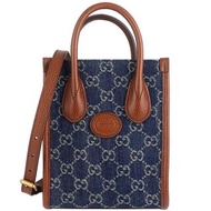 Gucci 牛仔迷你托特包