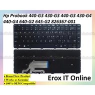 Probook 440-G3 430-G3 440-G3 430-G4 440-G4 640-G2 645-G2 Series 826367-001 V151546AS1 Laptop Keyboar