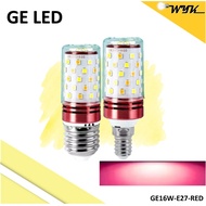 GE Led 16w Led Botak Bulb (E27/Red)