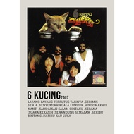 【READY STOCK】Poster Cover Album 6 Kucing by Alleycats