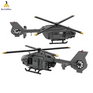 H145M UH‑72B Helicopter Building Blocks Military Chopper Model Desktop Display Adult Gift 781pcs MOC