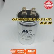 MC AC CAPACITOR REFRIGERATOR FREEZER 10 UF 2 LEGS ROUND CAPACITOR 10UF 2 PIN