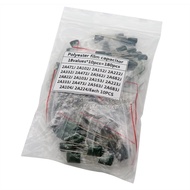 180PCS=18value*10PCS Polyester film capacitor Assorted Kit contains 2A104J 2A332J 2A472J 2A103J 2A33