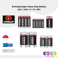Eveready Super Heavy Duty Battery Bundle Deal Available In AA / AAA / C / D / 9V ( Bundle Of 2, 4, 6