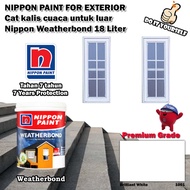 Nippon Paint Weatherbond Exterior collection 18 Liter Brilliant White 1001