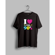 T-shirt T-shirt T-shirt Theme Year I love 90's - AN T-shirt F2ASTORE