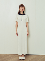 AILUMI - Tavia Knit Dress เดรสไหมพรมทรงเข้ารูป ทอลายเกรียวพิเศษเต็มตัว ดีไซน์เรียบหรูใส่ง่ายทุกโอกาส