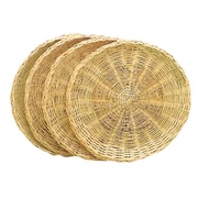 1dozen Native Rattan Nito Paper Plate Holder - Handwoven Eco-Friendly Lastay for Parties & Home Use