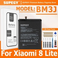 BM3J 3350mAh Phone Battery For Xiaomi 8 Lite /Mi8 Lite Replacement Battery Bateria + Tools