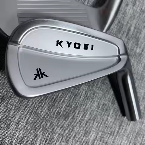 KYOEI CB Golf Irons Set Forged carbon steel S20C with CNC milled#5-#P(6pcs) Silver Golf iron heads N