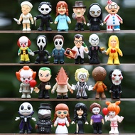 Annabelle The Clown Classic Horror Movie Character Model Desktop Ornament Set For Adults And Kids