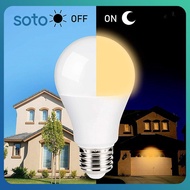 ♫ [100% Induction] Led Light Bulb Dusk To Dawn Sensor Light Bulb E27 5W/9W/12W Auto ON/OFF Light Sen