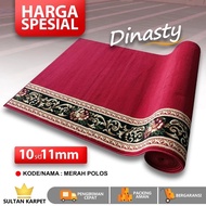 MERAH Sultan Carpet - Dynasty Carpet - 11mm Thick Dynasty Mosque Carpet (Red POLOS) - Metered Carpet